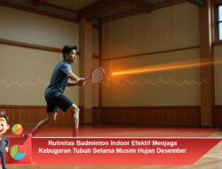 Rutinitas Badminton Indoor Efektif Menjaga Kebugaran Tubuh Selama Musim Hujan Desember