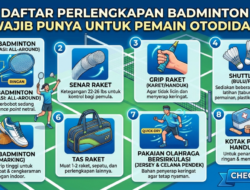Daftar Perlengkapan Badminton Wajib Punya untuk Pemain Otodidak